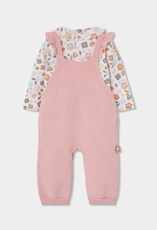 Set i Thurur për Bebe – Rozë me Detaje Florale