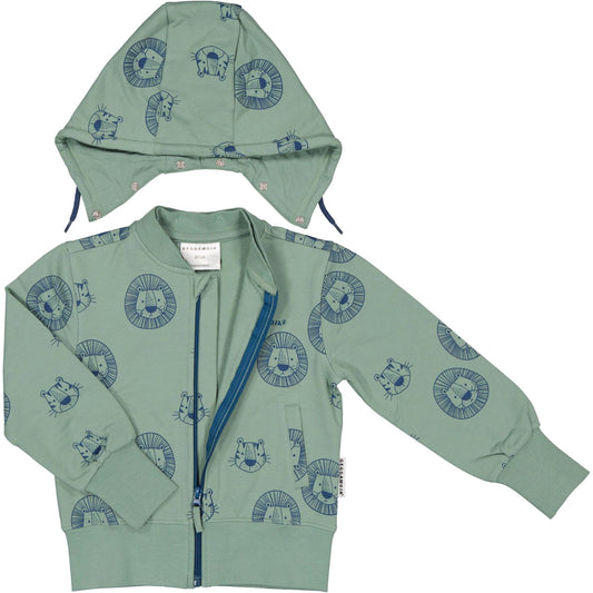 College Hoodie - Green Tiger