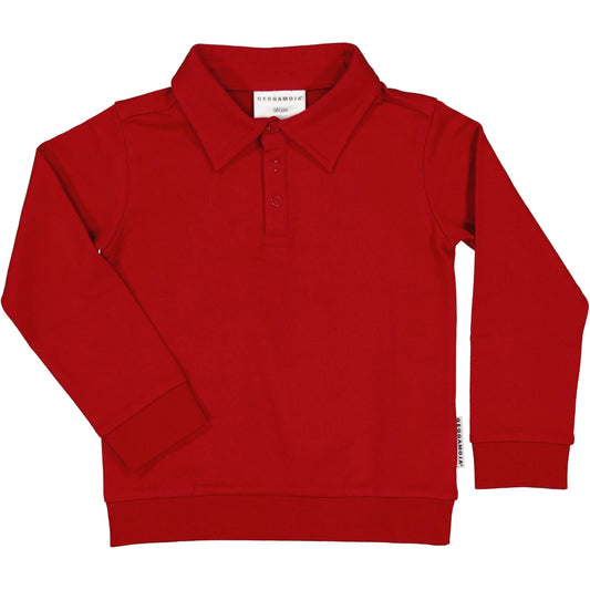 Sweaters with collar - Dark Red