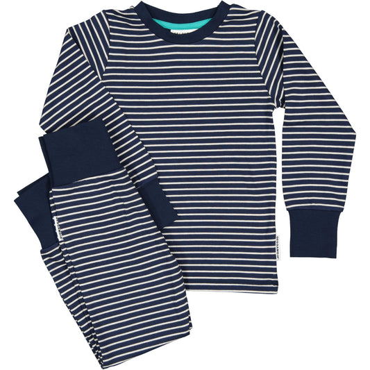 Two piece pyjamas - Navy Beige