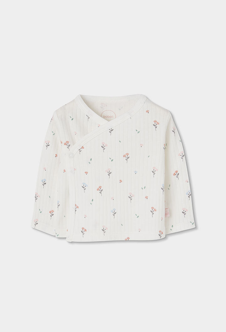 Set i bardhe me print floral me 4 pjese