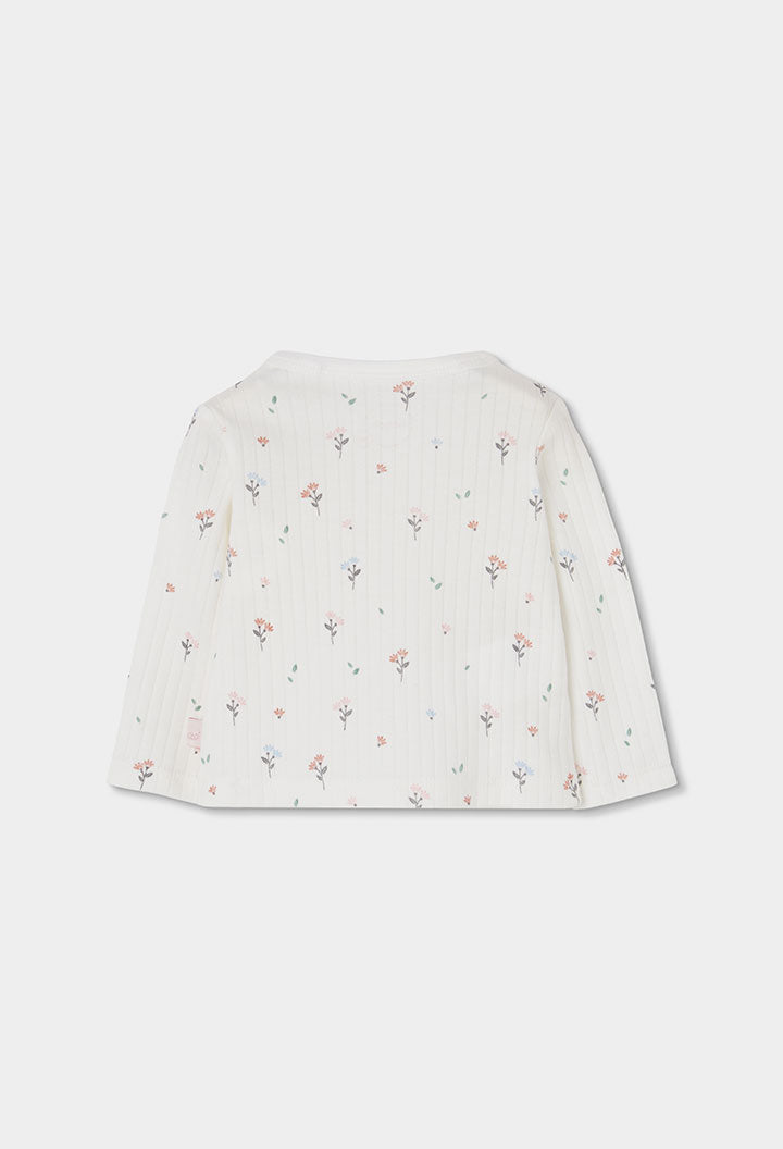 Set i bardhe me print floral me 4 pjese