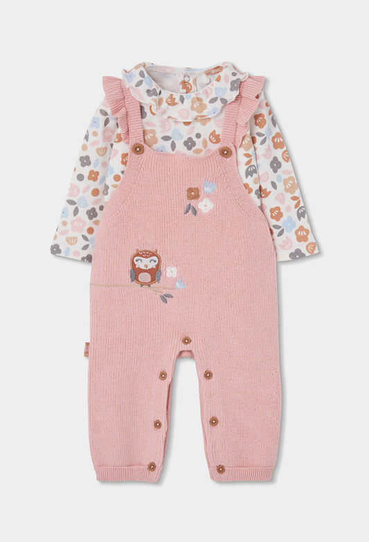 Set i Thurur për Bebe – Rozë me Detaje Florale