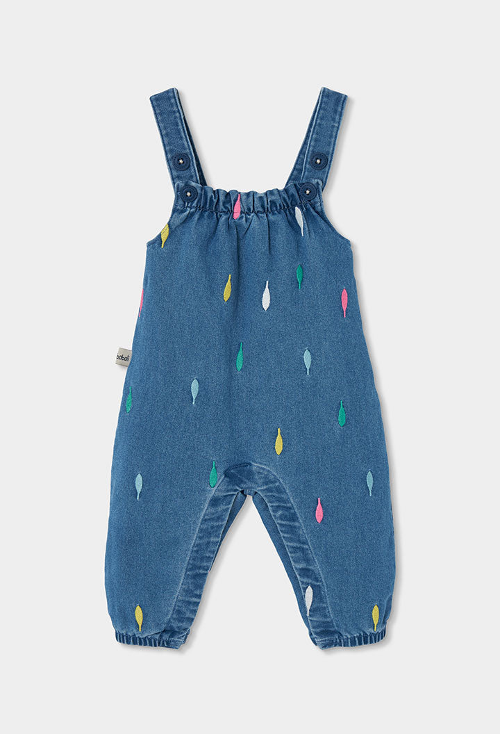 Set per vajza denim me bluze