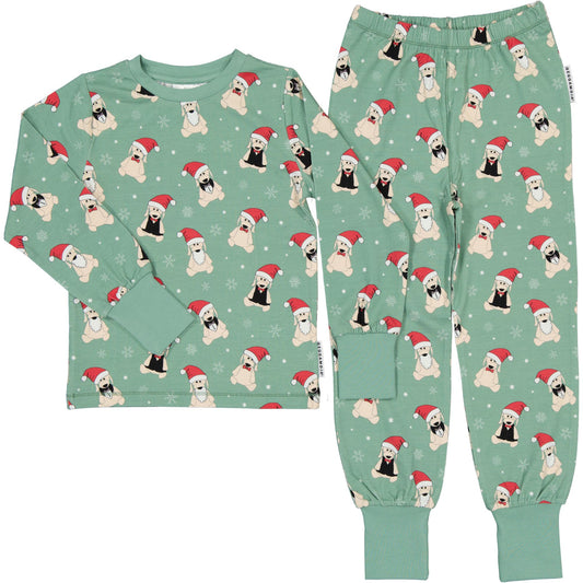 Bamboo two piece pyjamas Christmas Doddi