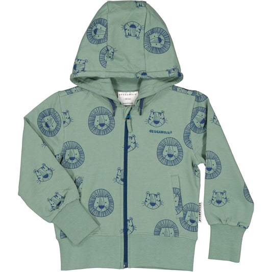 College Hoodie -  Green Tiger