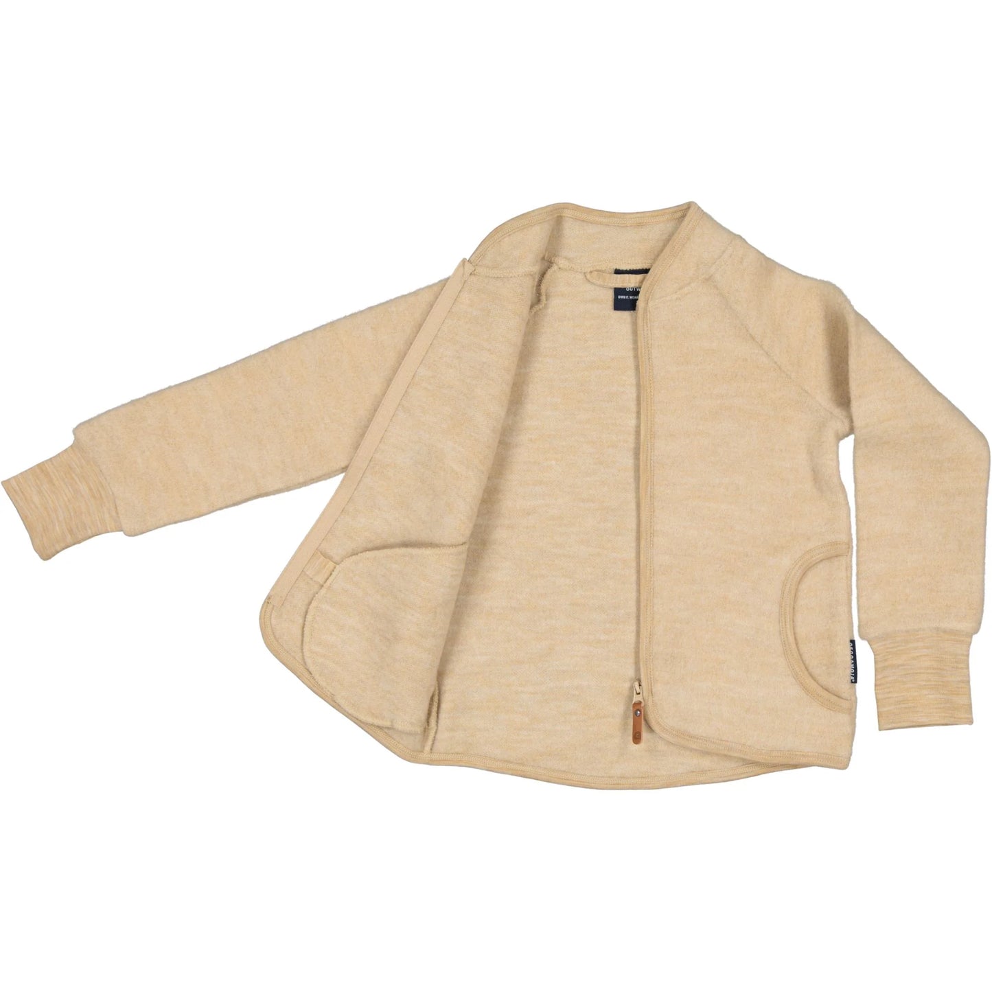 Wool fleece jacket