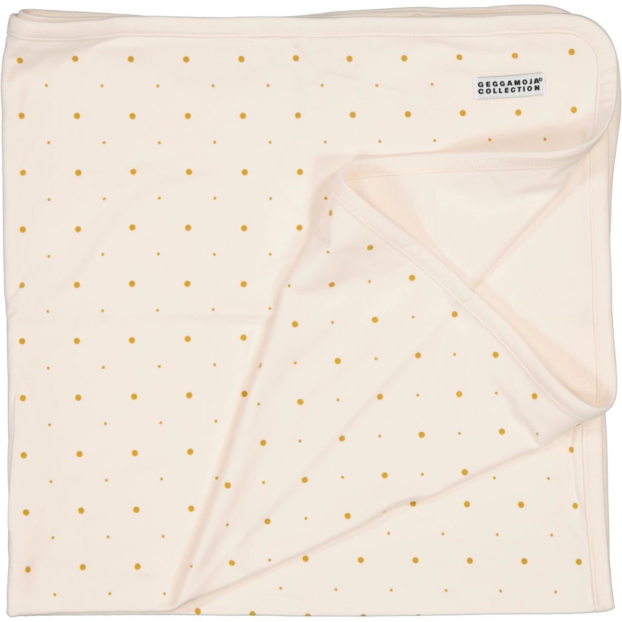 Bamboo baby blanket Golden dots