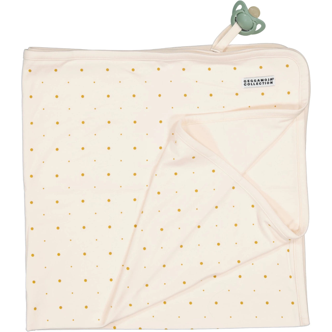 Bamboo baby blanket Golden dots