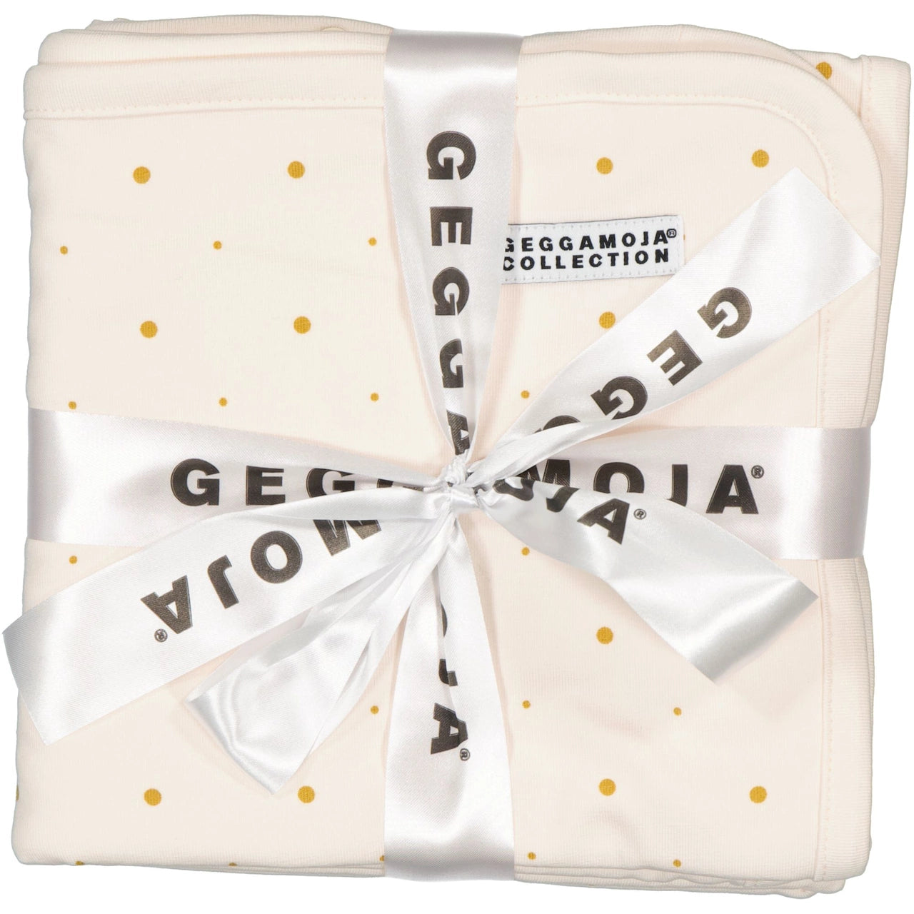 Bamboo baby blanket Golden dots