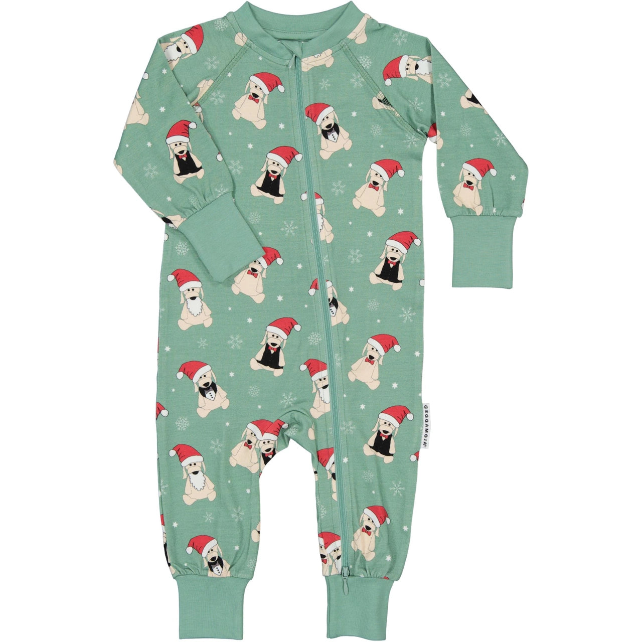 Bamboo two way zip pyjamas Christmas Doddi