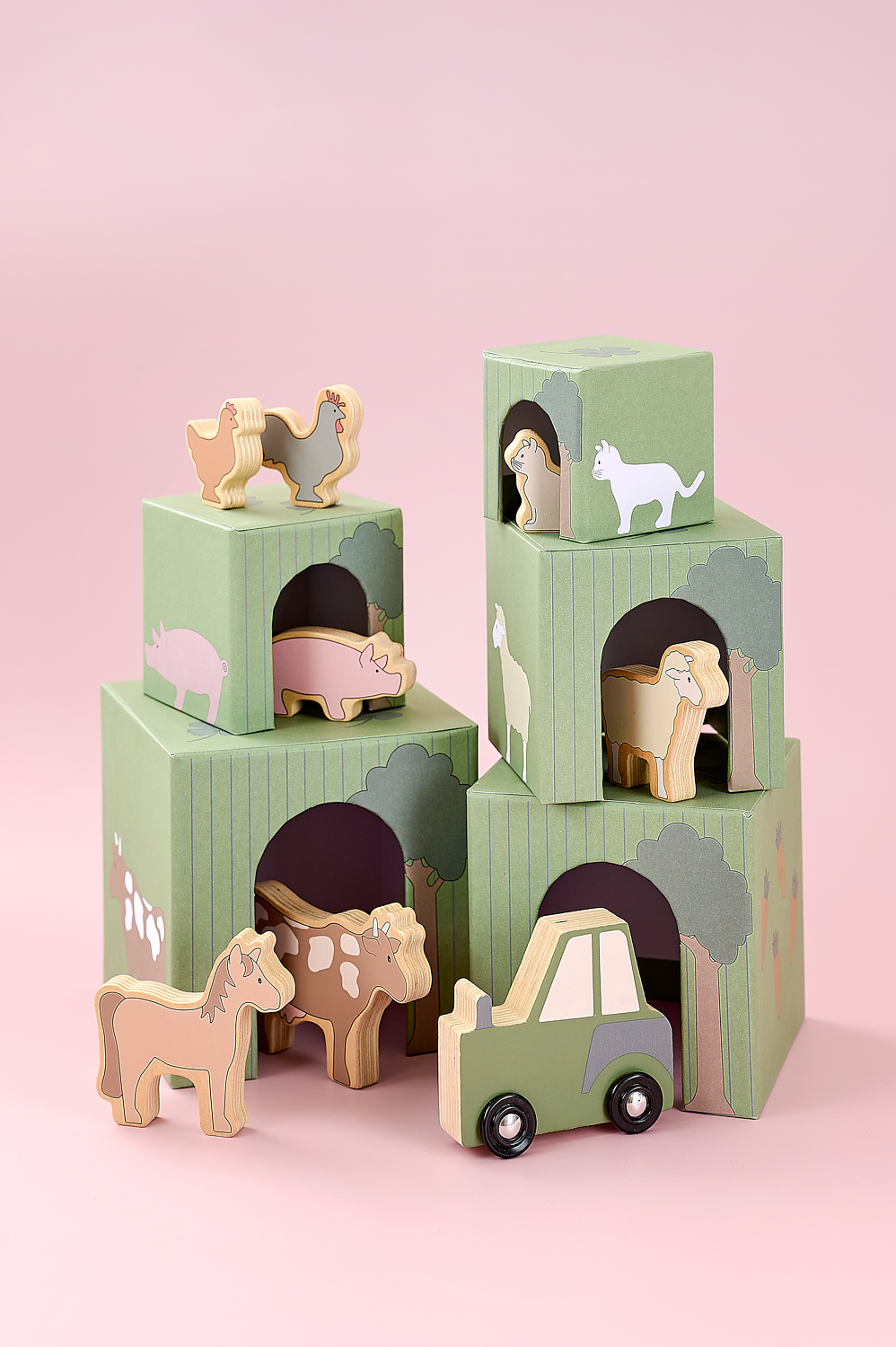 Seti Kube për Grumbullim – Fermë