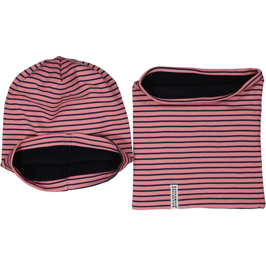 Cap/tube set - Pink/Navy