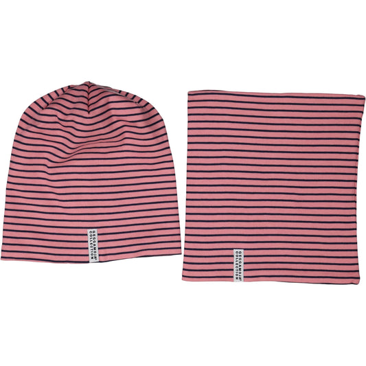 Cap/tube set - Pink/Navy