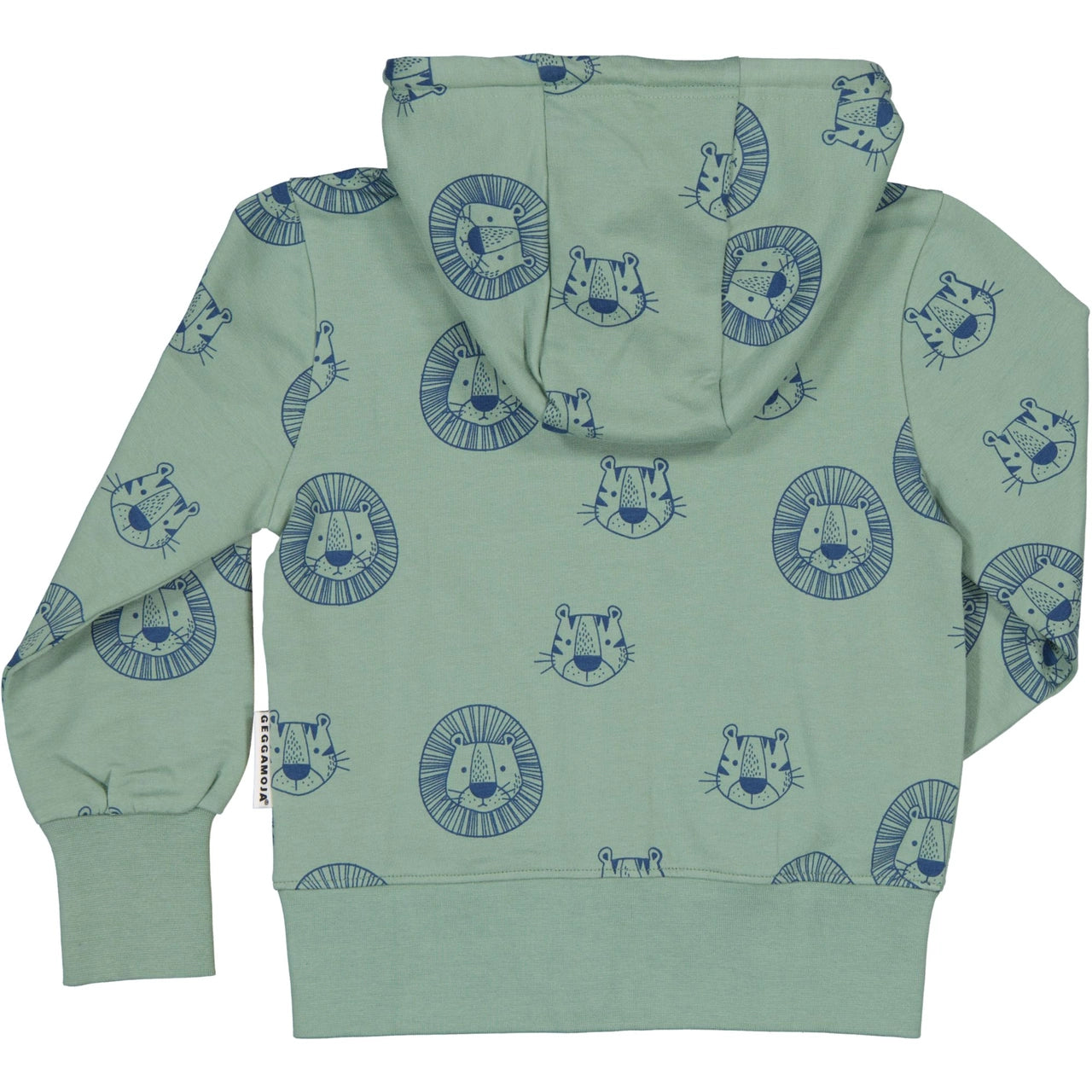 College Hoodie -  Green Tiger