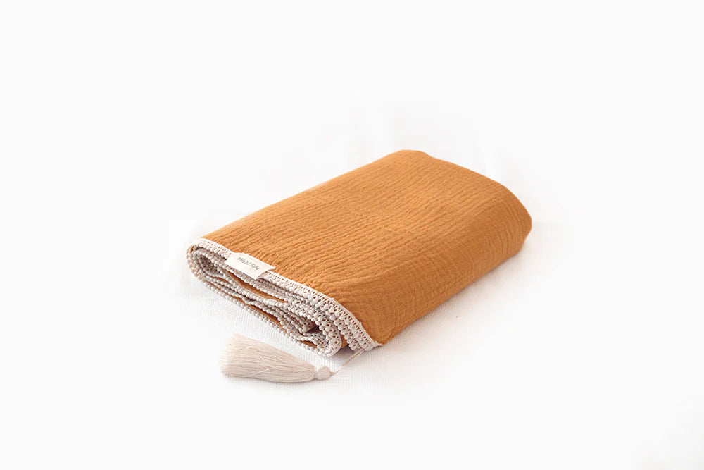 Finn Muslin - Mustard/Carry