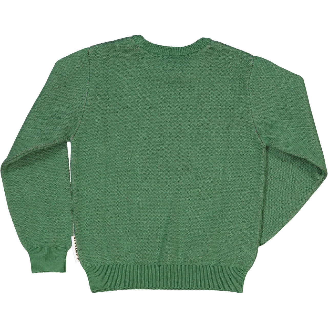 Knitted crew neck sweater - Mossgreen