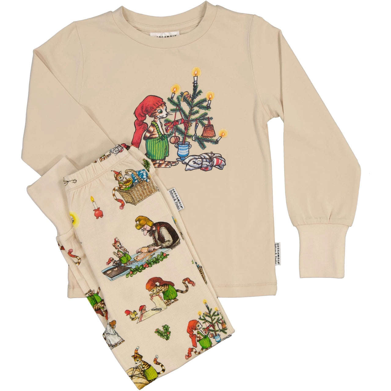 Pettson and Findus Two piece pyjamas  - Beige