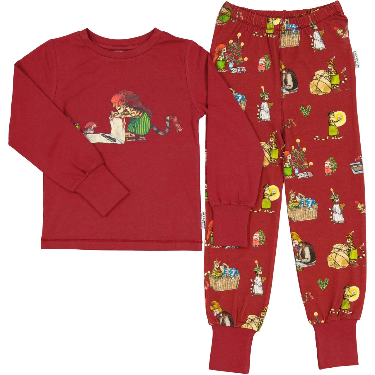 Pettson and Findus Two piece pyjamas - Dark Red
