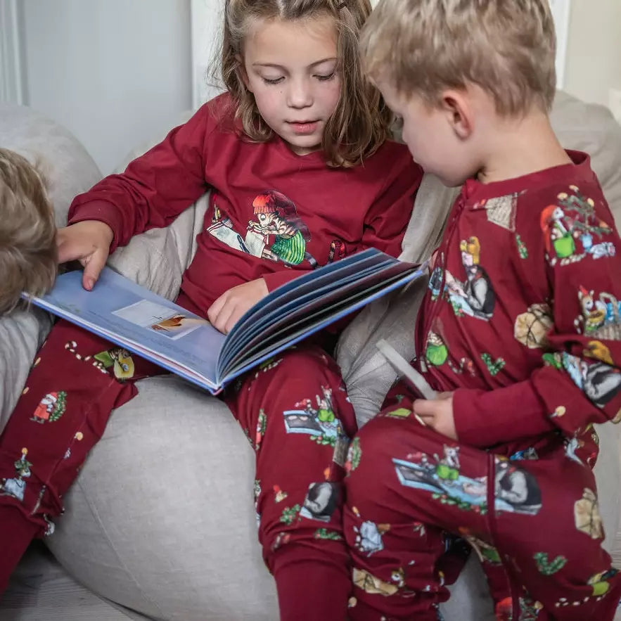 Pettson and Findus Two piece pyjamas - Dark Red