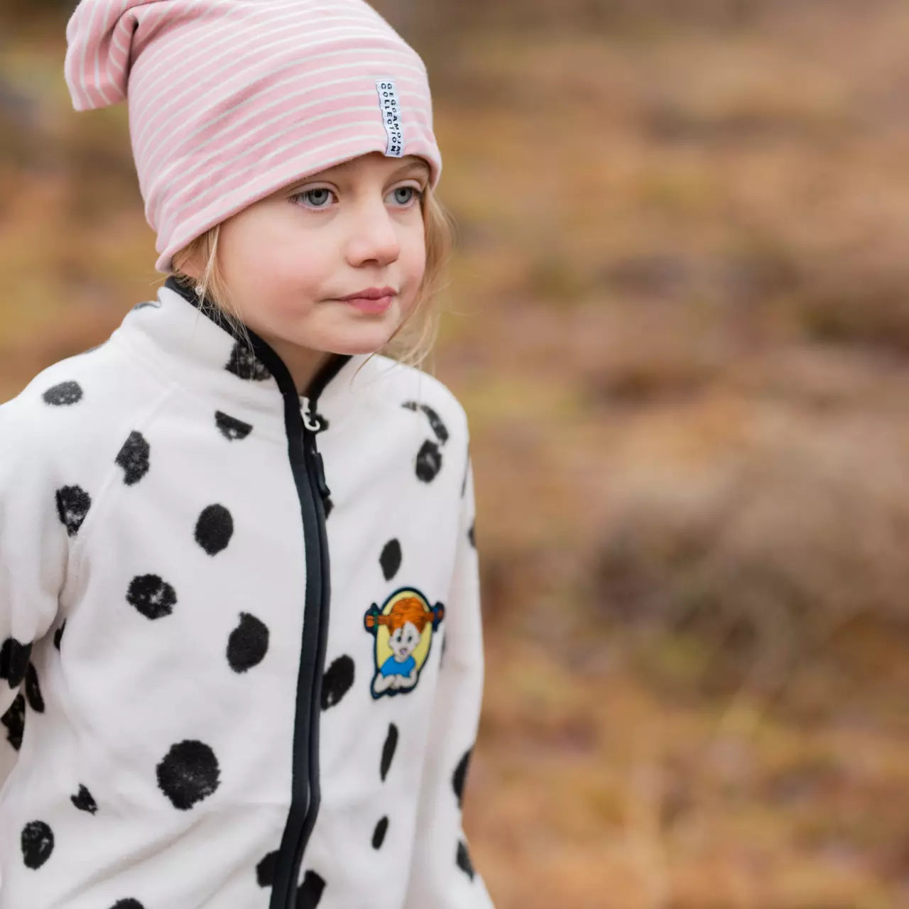 Pippi Longstocking Fleece Jacket Dots