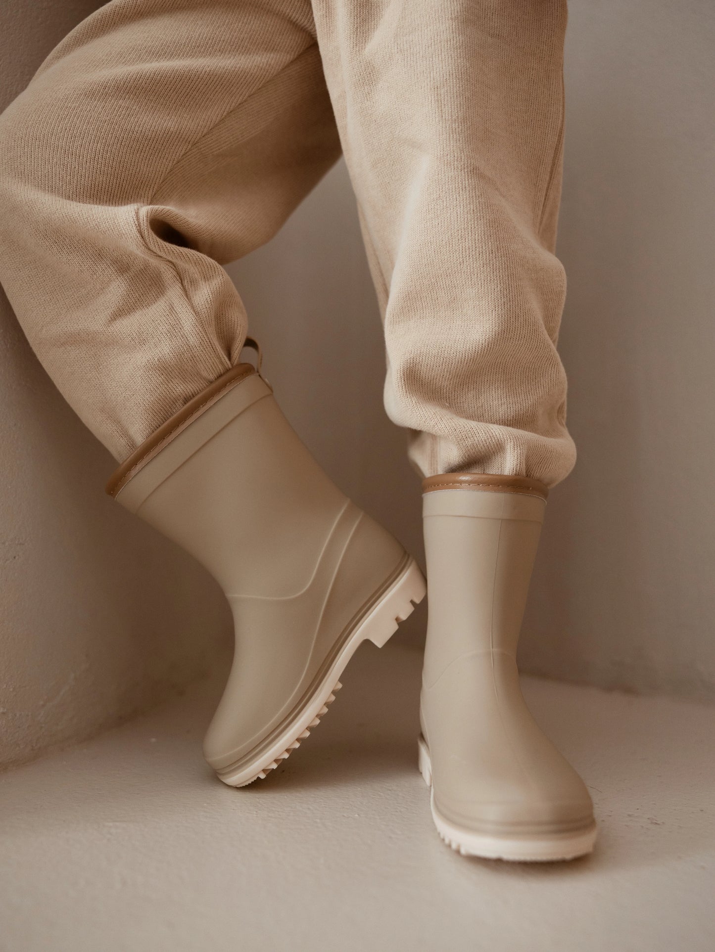Wellies - Rain boots  - Taupe