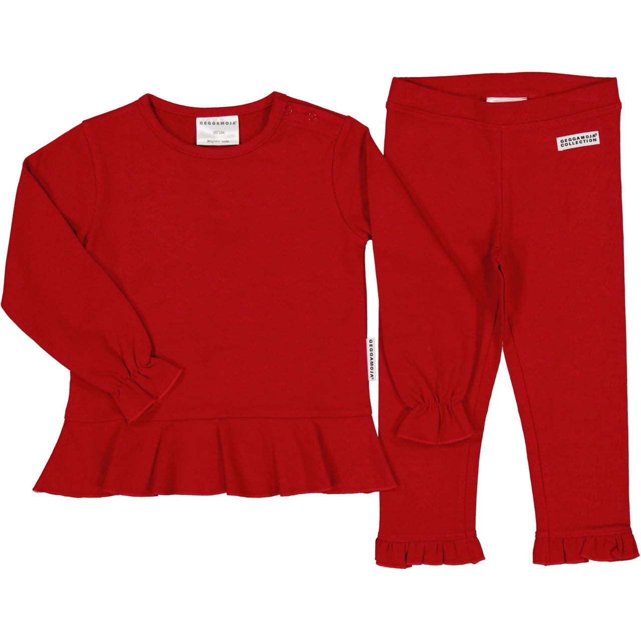 Sweater with leggings - Dark Red