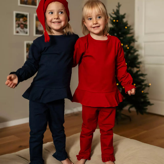 Sweater with leggings - Dark Red