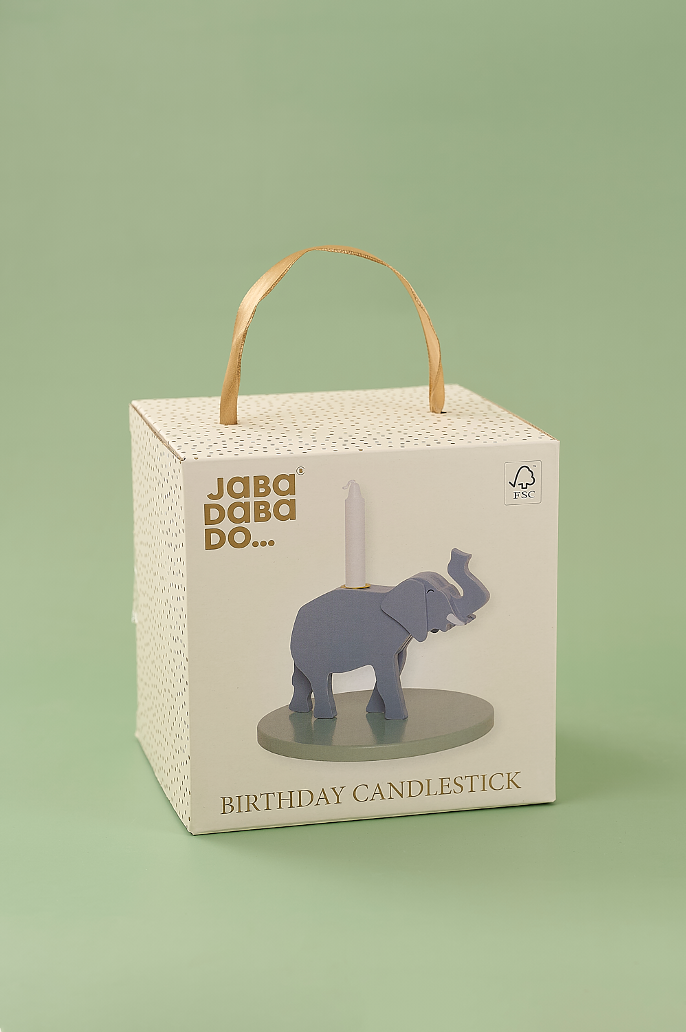 Mbajtëse qirinjsh në formë elefanti