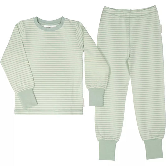 Two pcs Pajamas Classic L.green/green