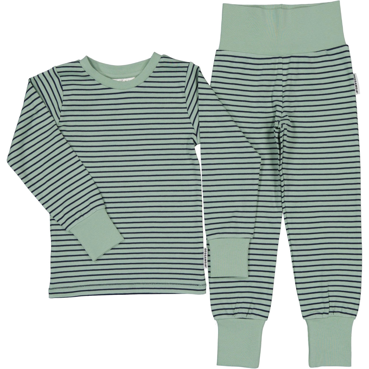Two piece pyjamas  - Green/Navy