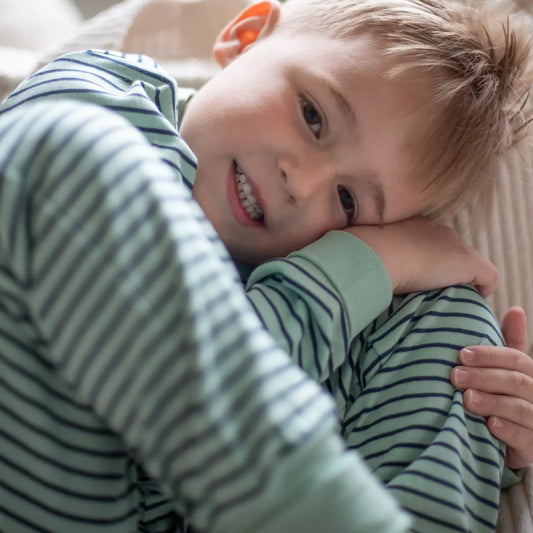 Two piece pyjamas  - Green/Navy