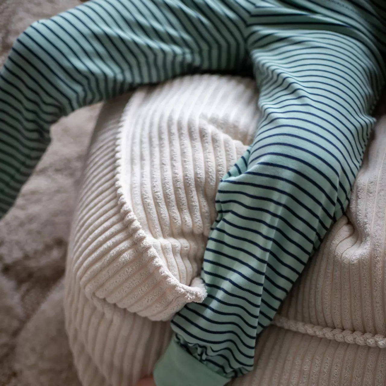 Two piece pyjamas  - Green/Navy