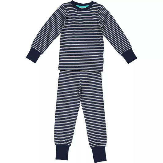 Two piece pyjamas -  Navy Beige