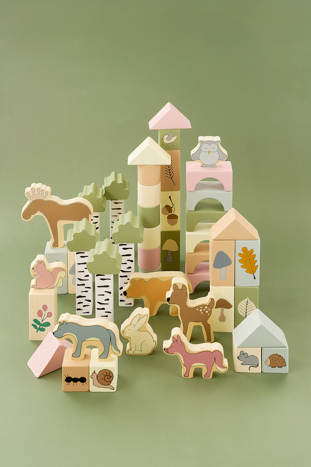 Kube ndërtimi “Forest” (50 pjesë)