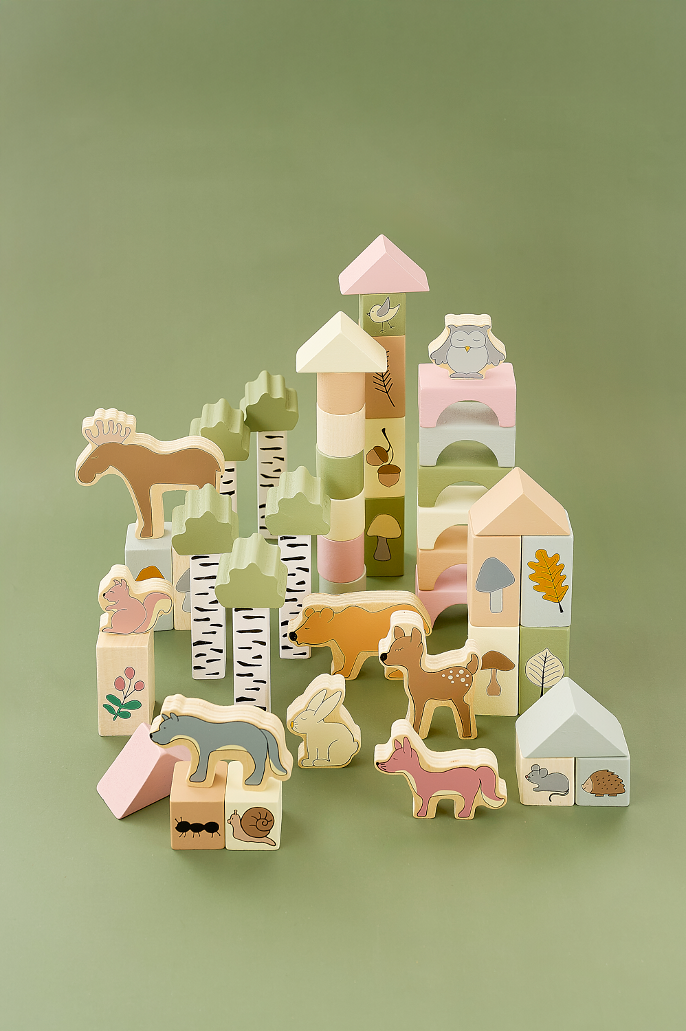 Kube ndërtimi “Forest” (50 pjesë)