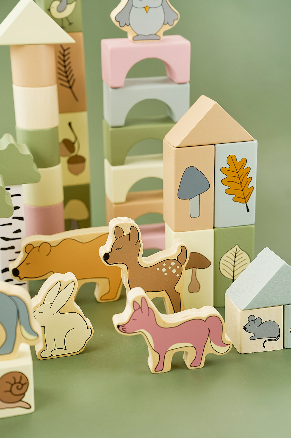 Kube ndërtimi “Forest” (50 pjesë)