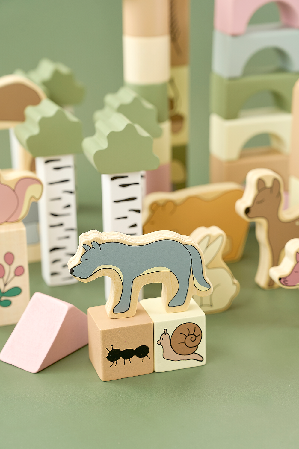 Kube ndërtimi “Forest” (50 pjesë)