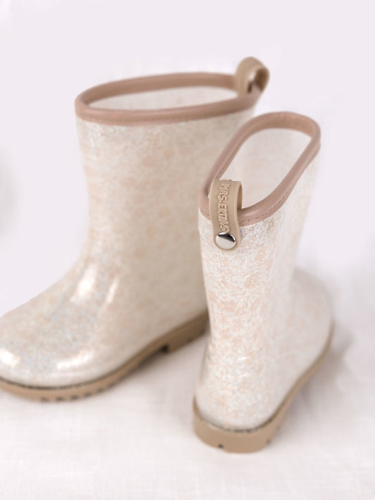 Wellies - Rain boots  - Bouquet Silhouette - Glitter