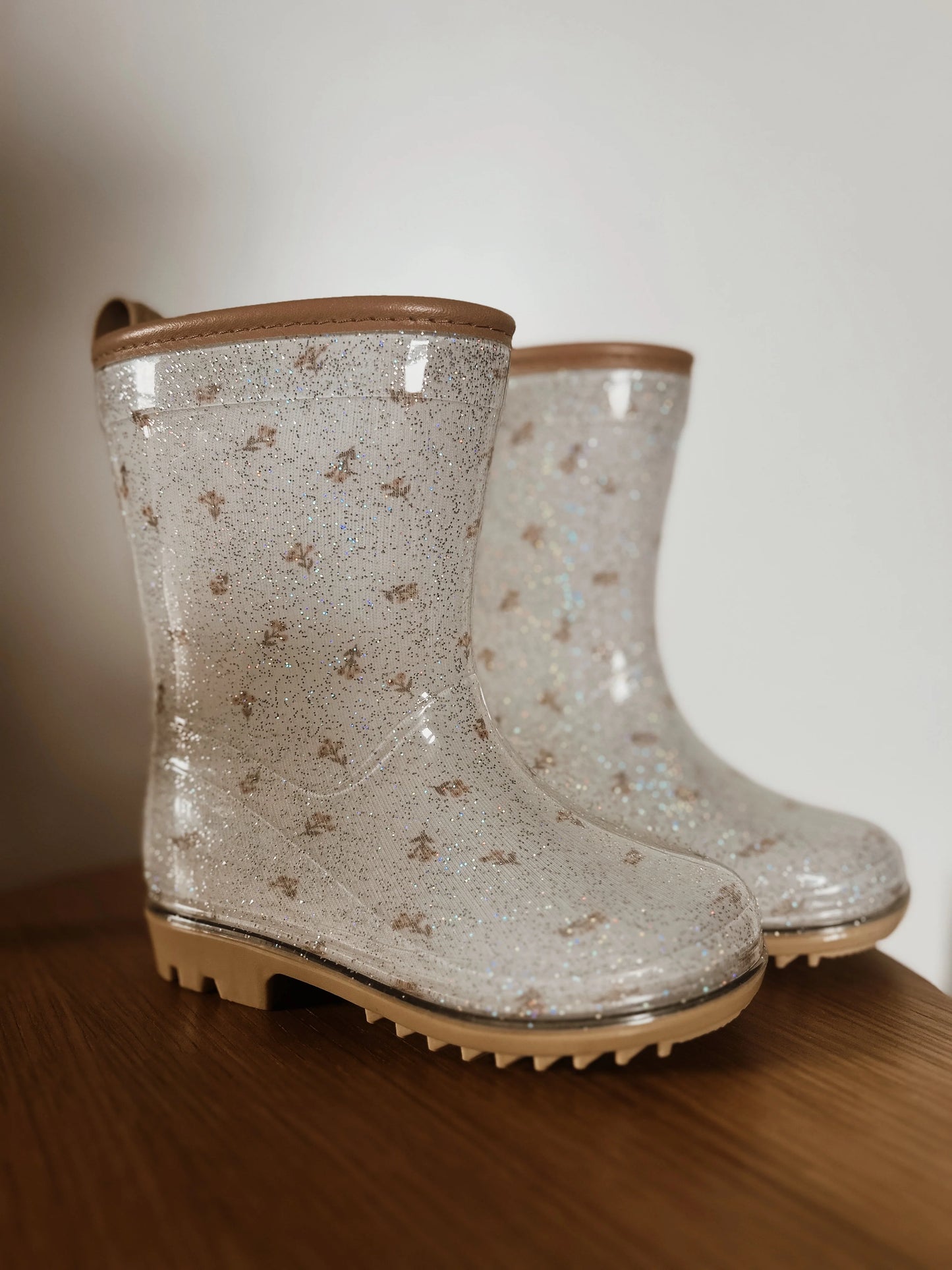 Wellies - Rain boots - Flower Buds - Glitter