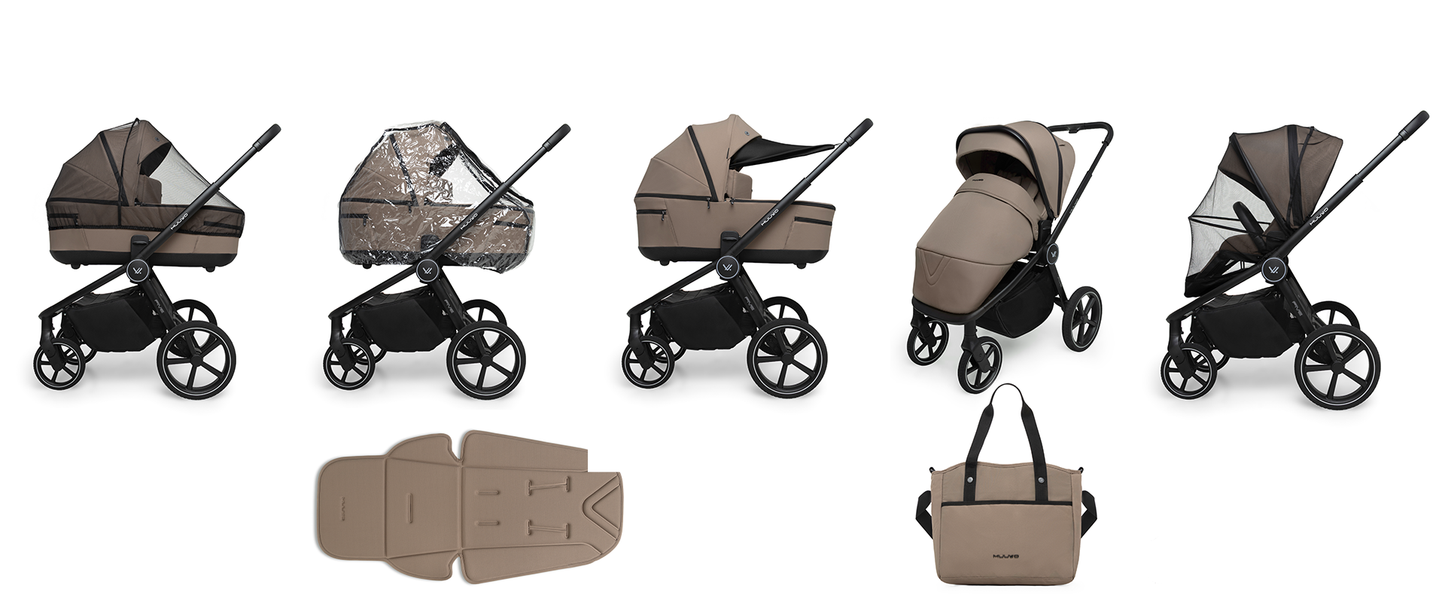 Karroce-MUUVO FIVE - Iron Graphite 2 në 1