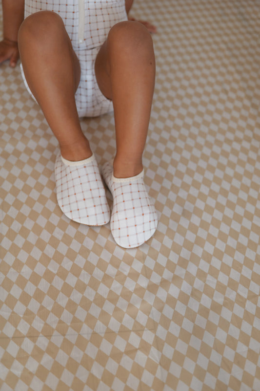 New Swimming Shoes - Organic Squares