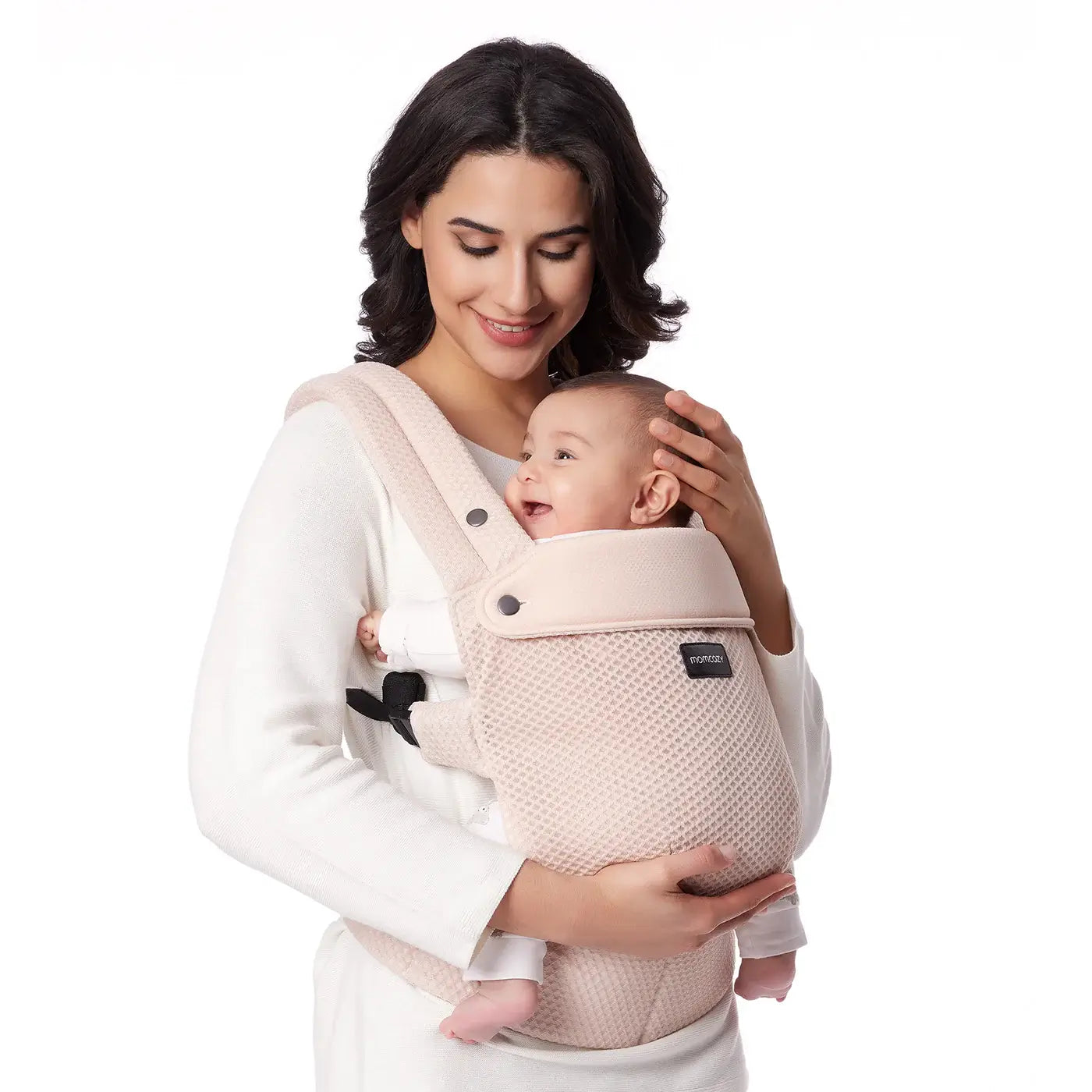 MOMCOZY BABY CARRIER PINK AIR MESH